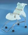 Children's Chaise™ Seat with Rolling Shower Base - Turquoise